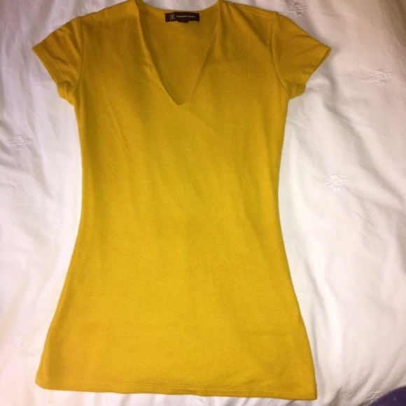 Women's INC Ribbed V-Neck Top, Created for Macy's XS - Picture 1 of 7